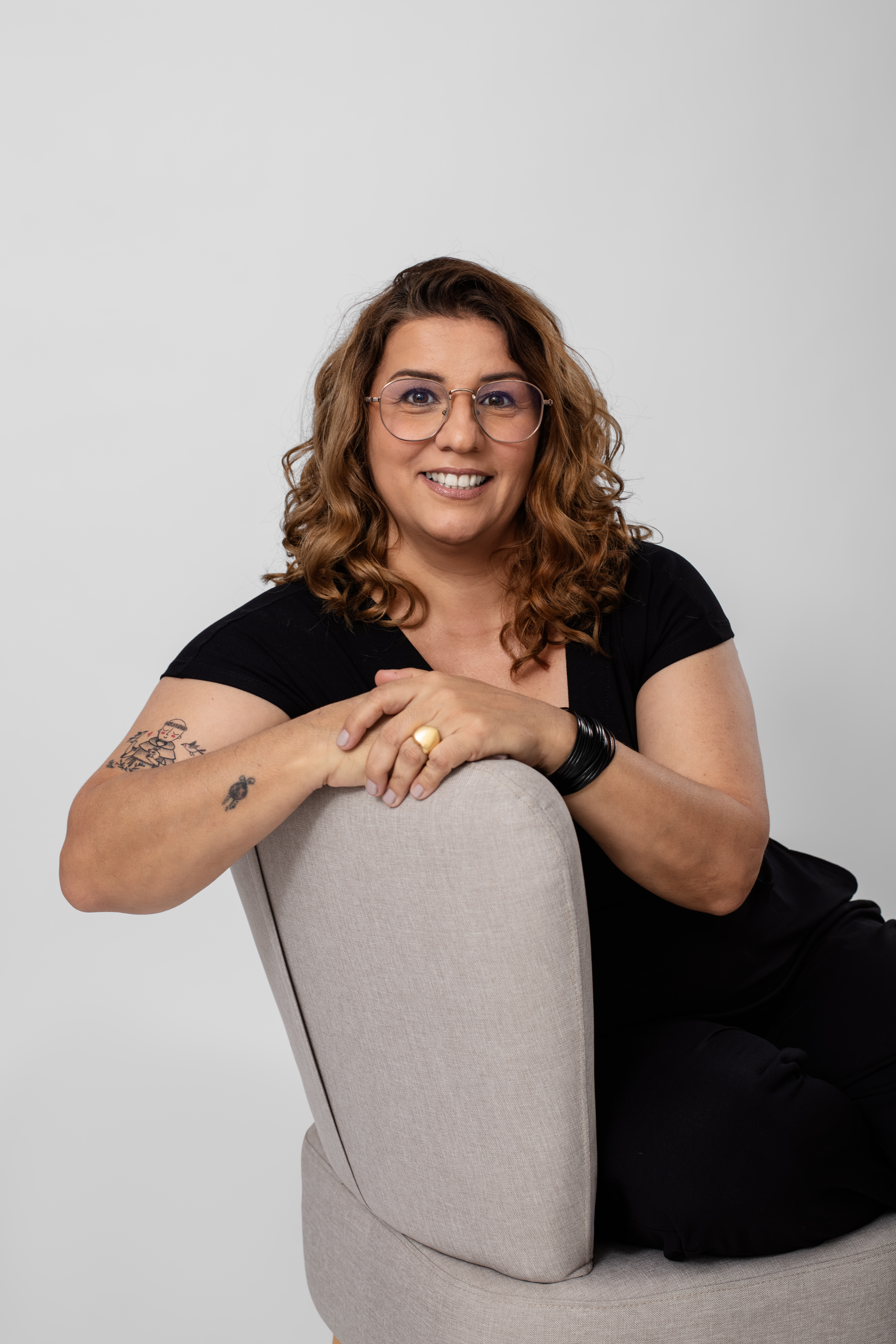 Ana Paula Mazariolli em atendimento